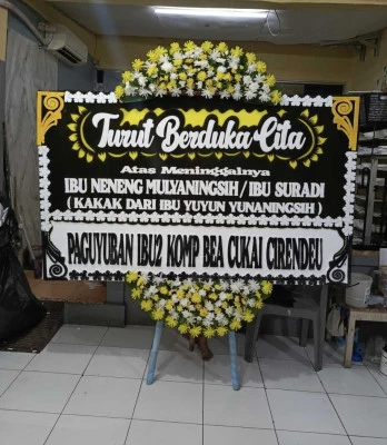 Papan Bunga di Kepoh Sambi